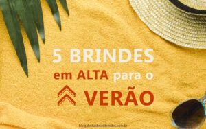 brindes para clientes no verão