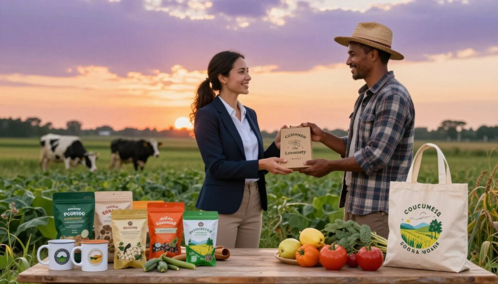 fidelização cliente agro brinde